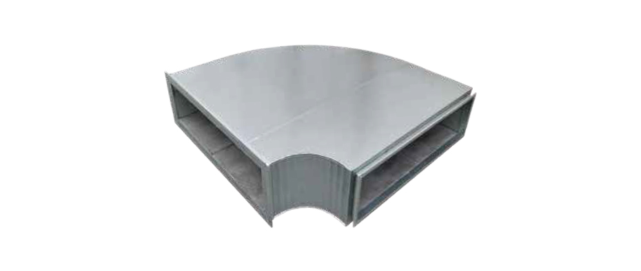 JNG-S30、JNG-S50系列消聲風管水平彎頭