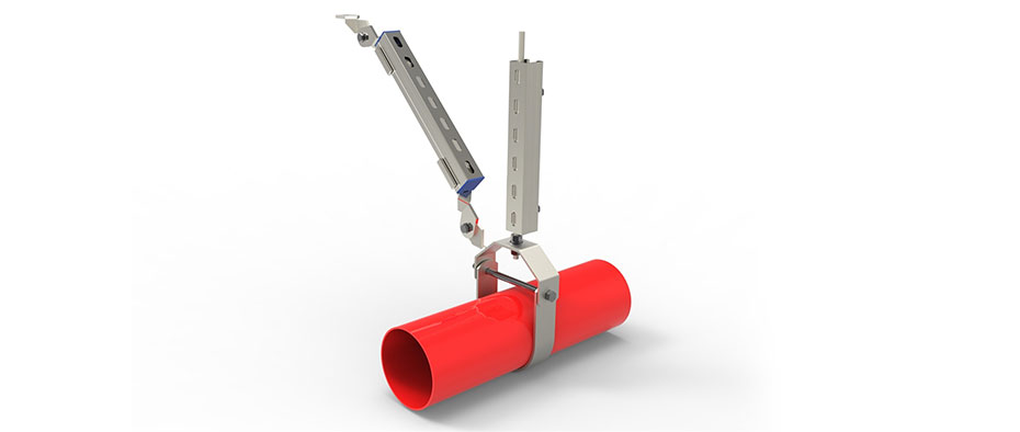 DN200以下單管側(cè)向抗震支架