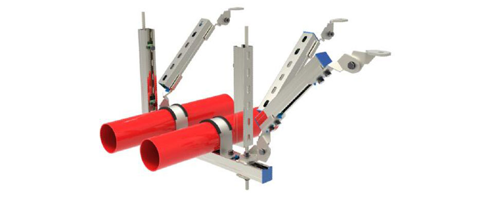 雙管多向抗震支架