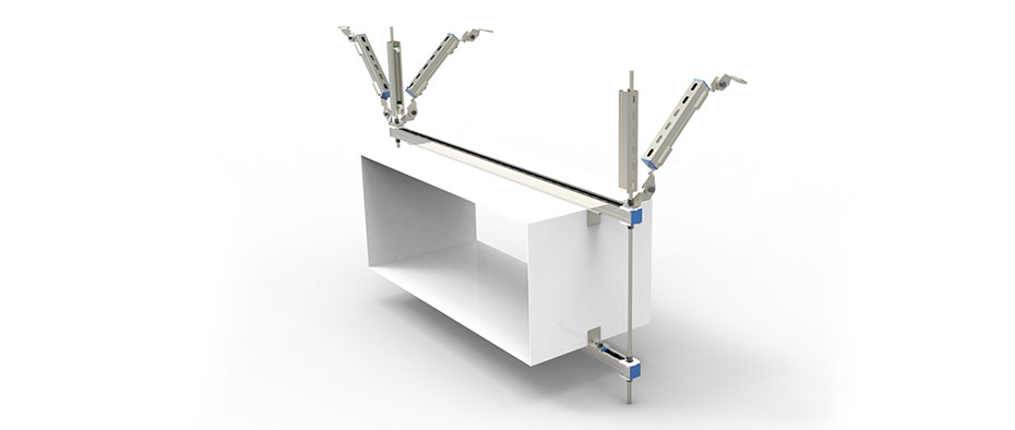 矩形風管雙向抗震支架