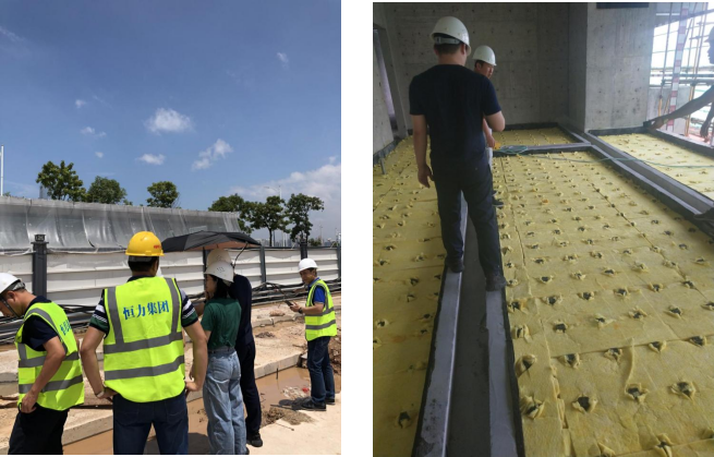 浮筑樓板施工現(xiàn)場(chǎng)